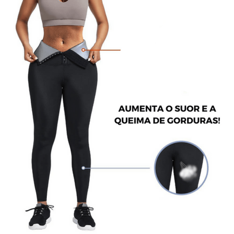 Kit 2 Unidades - Short Modelador com Cintura Alta Masculino + Feminino -  Slim Fitness - Moda Básica e Modeladores